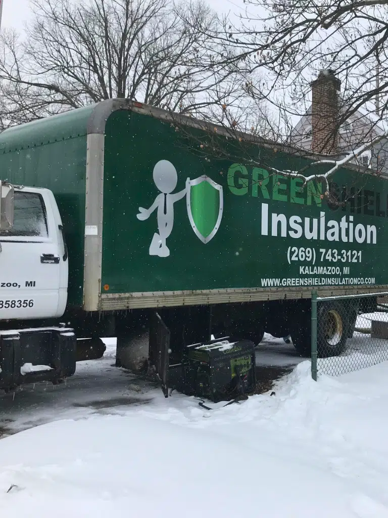 Attic insulation truck Kalamazoo MI get a quote