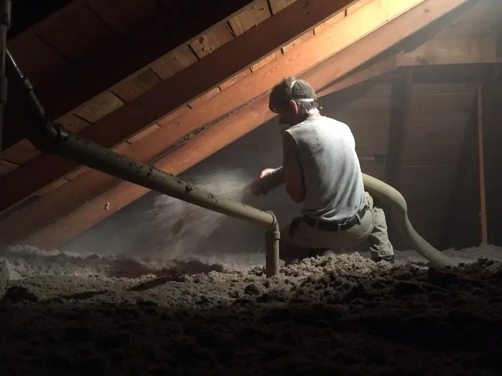 professional insulation installation near you blown cellulose