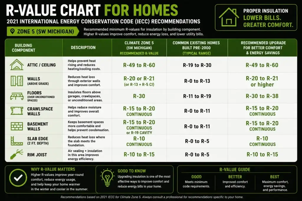 michigan r value chart sw mi greenshield