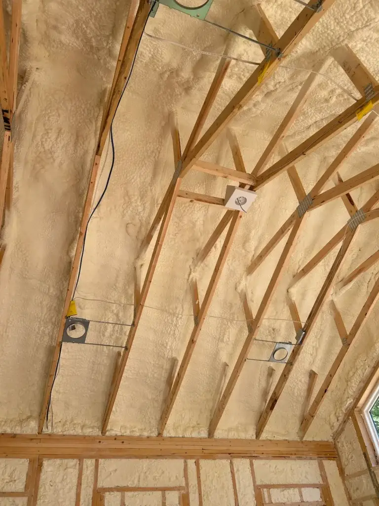 portage mi pole barn insulation spray foam
