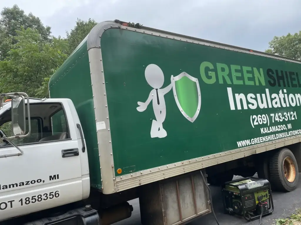 greenshield attic truck Mattawan mi jobsite